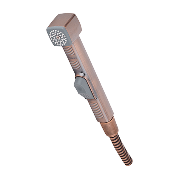 Push Shower Red Bronze